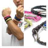 2連ブレスレット編み込み チョーカーネックレスにもなる ブレス | 本格派大人のB系  | 詳細画像2 