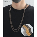 ネックレス メンズ 2連 | improves | 詳細画像1