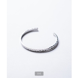 シルバーハーフバングルブレスレット メンズ レディース | improves | 詳細画像7 