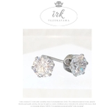 ソリテールピアス レディース CZダイヤ（キュービックジルコニア） | 帝塚山ジュエリー  | 詳細画像1 