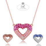 ハートネックレス グラデーション ピンク | 帝塚山ジュエリー  | 詳細画像1 