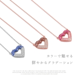 ハートネックレス グラデーション ピンク | 帝塚山ジュエリー  | 詳細画像2 