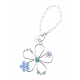 ブルー | メタルフラワーチャーム | MK MICHEL KLEIN BAG