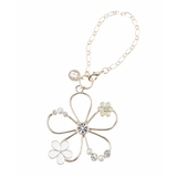 アイボリー | メタルフラワーチャーム | MK MICHEL KLEIN BAG