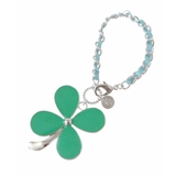 グリーン | BIGクローバーデザインチャーム | MK MICHEL KLEIN BAG