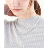 シルバー | 2連ショートネックレス | MK MICHEL KLEIN