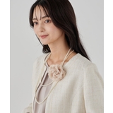 コサージュ付き二連ネックレス | a.v.v【WOMEN】 | 詳細画像2 