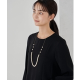 パール調チェーンロングネックレス | a.v.v【WOMEN】 | 詳細画像2 