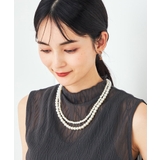 パール調二連ネックレス | a.v.v【WOMEN】 | 詳細画像2 