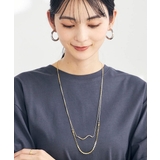 プレートコンビロングネックレス | a.v.v【WOMEN】 | 詳細画像1 