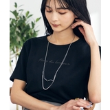 プレートコンビロングネックレス | a.v.v【WOMEN】 | 詳細画像2 