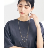 プレートコンビロングネックレス | a.v.v【WOMEN】 | 詳細画像4 