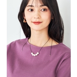 パールコンビビジューネックレス | a.v.v【WOMEN】 | 詳細画像2 