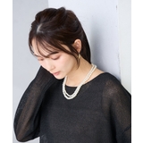 パール調二連ネックレス | a.v.v【WOMEN】 | 詳細画像3 