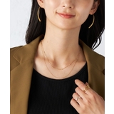 変形ダブルチェーンネックレス | a.v.v【WOMEN】 | 詳細画像1 