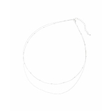 変形ダブルチェーンネックレス | a.v.v【WOMEN】 | 詳細画像12 