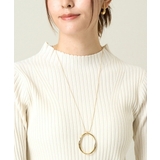 リングチェーンロングネックレス | a.v.v【WOMEN】 | 詳細画像1 