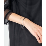 シルバー | ステンレスチェーンコンビバングル | a.v.v【WOMEN】