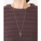 ゴールド | スウェイビジューデザインロングネックレス | eur3