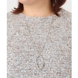 シルバー | ニュアンスサークルネックレス | eur3