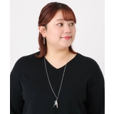 シルバー | MIXパーツロングネックレス | eur3