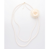 コサージュ付き2連パールネックレス | eur3 | 詳細画像10 