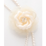 コサージュ付き2連パールネックレス | eur3 | 詳細画像11 