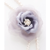 コサージュ付き2連パールネックレス | eur3 | 詳細画像14 