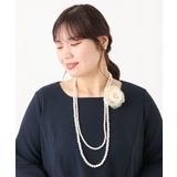 コサージュ付き2連パールネックレス | eur3 | 詳細画像9 