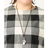 シルバー(96) | クリスタルビーズネックレス | eur3