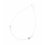 シルバー | スクエアモチーフロングネックレス | eur3