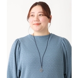 シルバー(96) | ニュアンスモチーフスライドコードネックレス | eur3