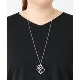 スクエアモチーフデザインロングネックレス | eur3 | 詳細画像9 