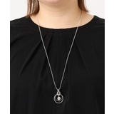 シルバー(96) | ダブルサークルトップネックレス | eur3