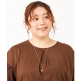 ゴールド | ストーンモチーフロングネックレス | eur3