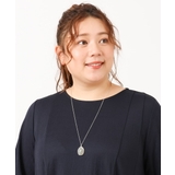 シルバー | ストーンモチーフロングネックレス | eur3