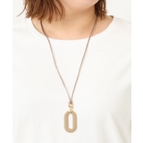 ベージュ(82) | 2WAYオーバルネックレス | eur3