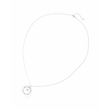 シルバー | サークルレイヤードネックレス | eur3