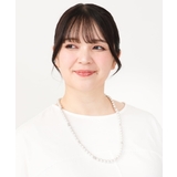 グレー(92) | フェイクパールエレガントネックレス | eur3