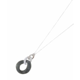 グレー(92) | 三連サークルモチーフロングネックレス | eur3