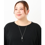 シルバー(96) | ビジューパールロングネックレス | eur3