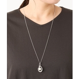 シルバー | スウェイトップロングネックレス | eur3