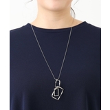 スクエアビジューデザインネックレス | eur3 | 詳細画像5 