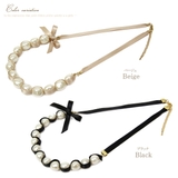 淡水パール風＆リボン ネックレス ネックレス | Jewel vox | 詳細画像3 