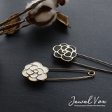 シンプル カメリアモチーフ キルトピン | Jewel vox | 詳細画像1 