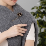 シンプル カメリアモチーフ キルトピン | Jewel vox | 詳細画像6 