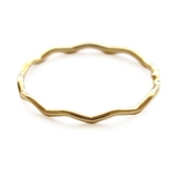 ゴールド | ニッケルフリー ウェーブライン 華奢 | Jewel vox