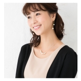 スライド式アジャスター コットンパール グラデーションネックレス | Jewel vox | 詳細画像3