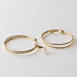ニッケルフリー 16Kコーティング 2連フープ | Jewel vox | 詳細画像9 