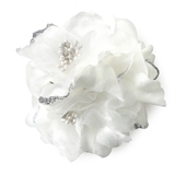 ホワイト | コサージュ ブローチ お花 | Jewel vox